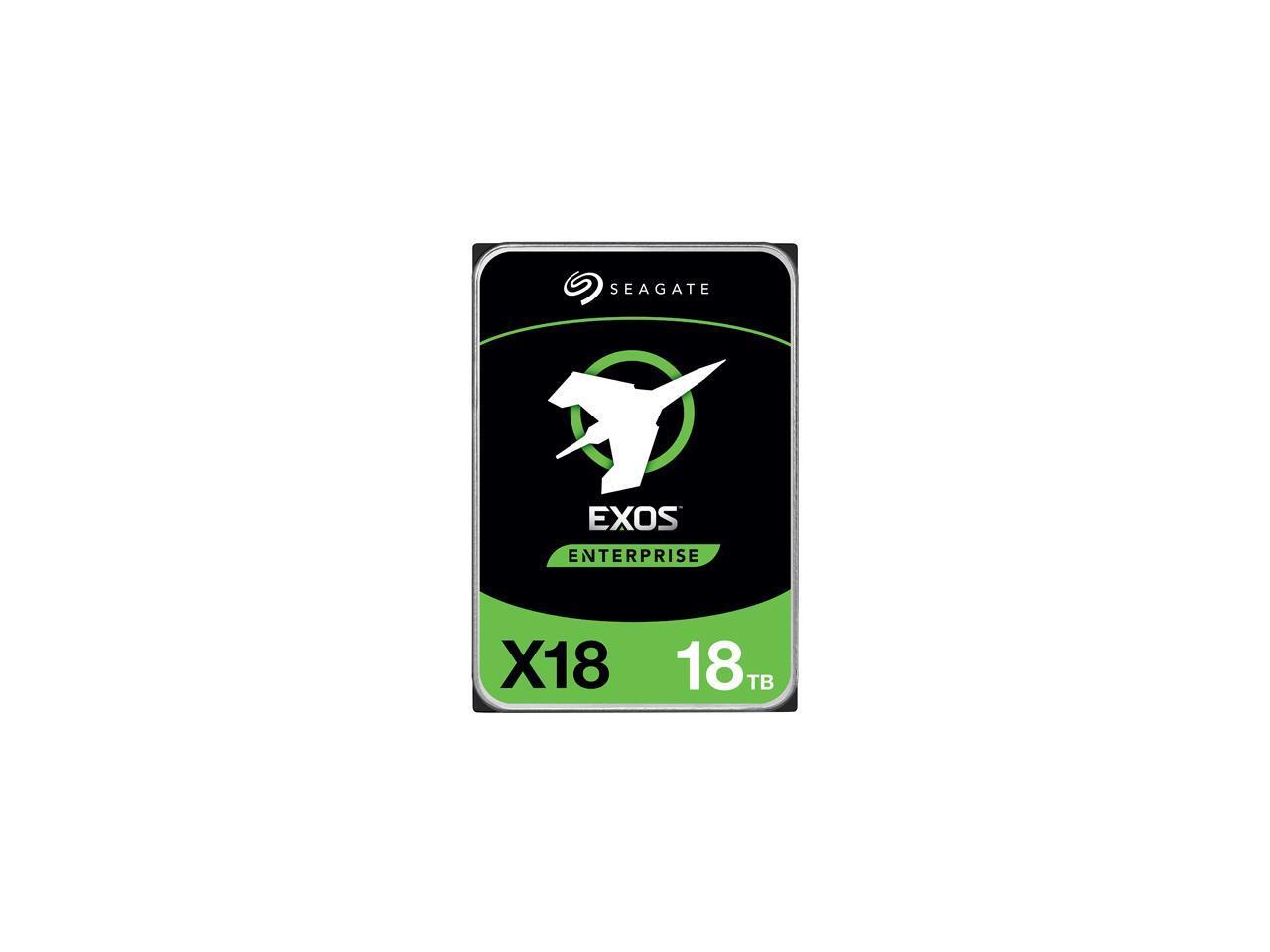 Seagate 18TB Exos X18 7200 RPM SATA 6Gb/s 256MB Cache 3.5-Inch Enterprise Hard