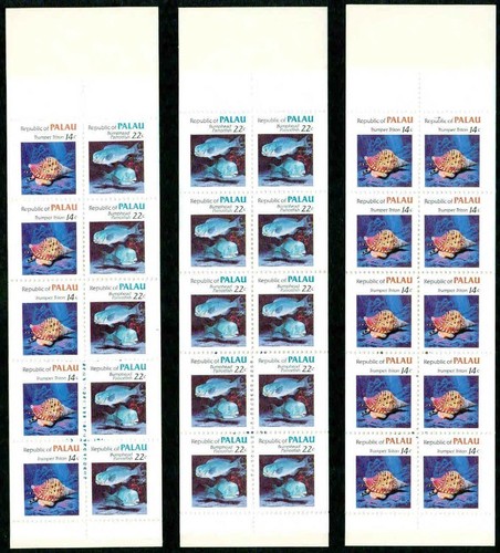 PALAU -1985 – MARINE LIFE BOOKLETS -VF** - Picture 3 of 3
