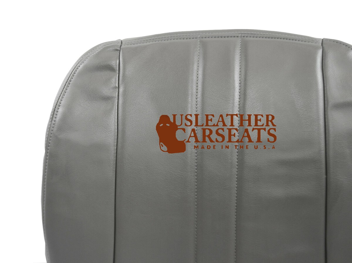 Gray Vinyl Bottom Seat Cover For 2003-2018 Chevy Express Passenger Van | US Leather