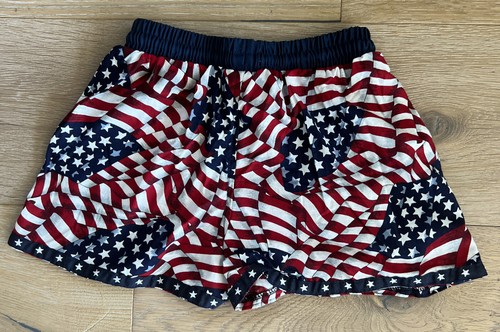 VTG (90s) Primitive Prints Youth 4th Of July Cotton Vball Shorts Med (5-6) New - Picture 3 of 3