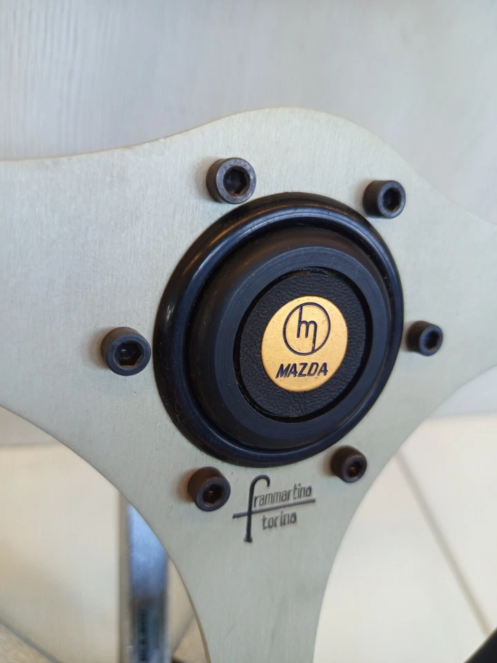 New Frammartino Turin steering wheel kit + Mazda 1300 1500 1800 hub 323 616 818 - Image 4 of 4