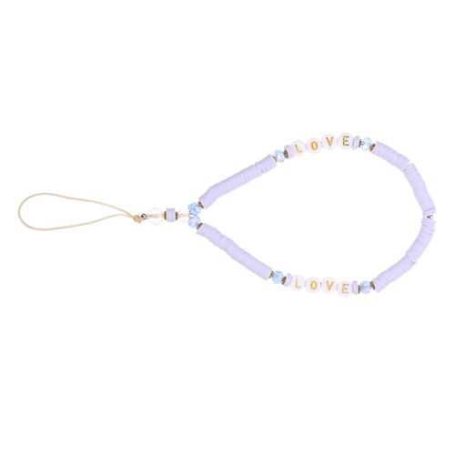 Ethnic Phone Chain Lanyard Double Clip Beaded Charm - 第 1/12 張圖片