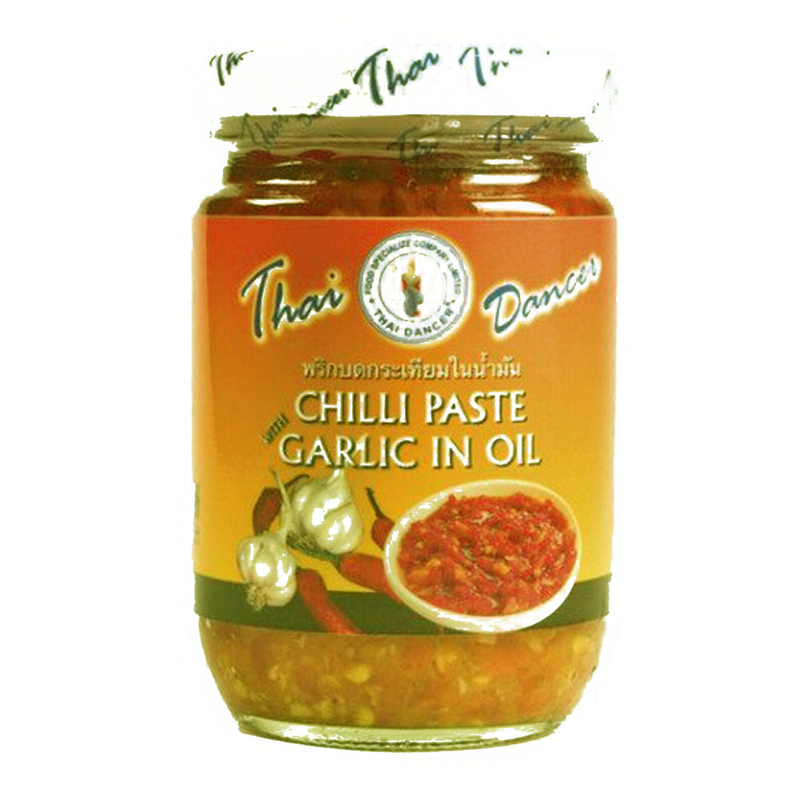227g Chili Knoblauch Paste in Öl Thai Dancer Chilli Paste Garlic in Oil