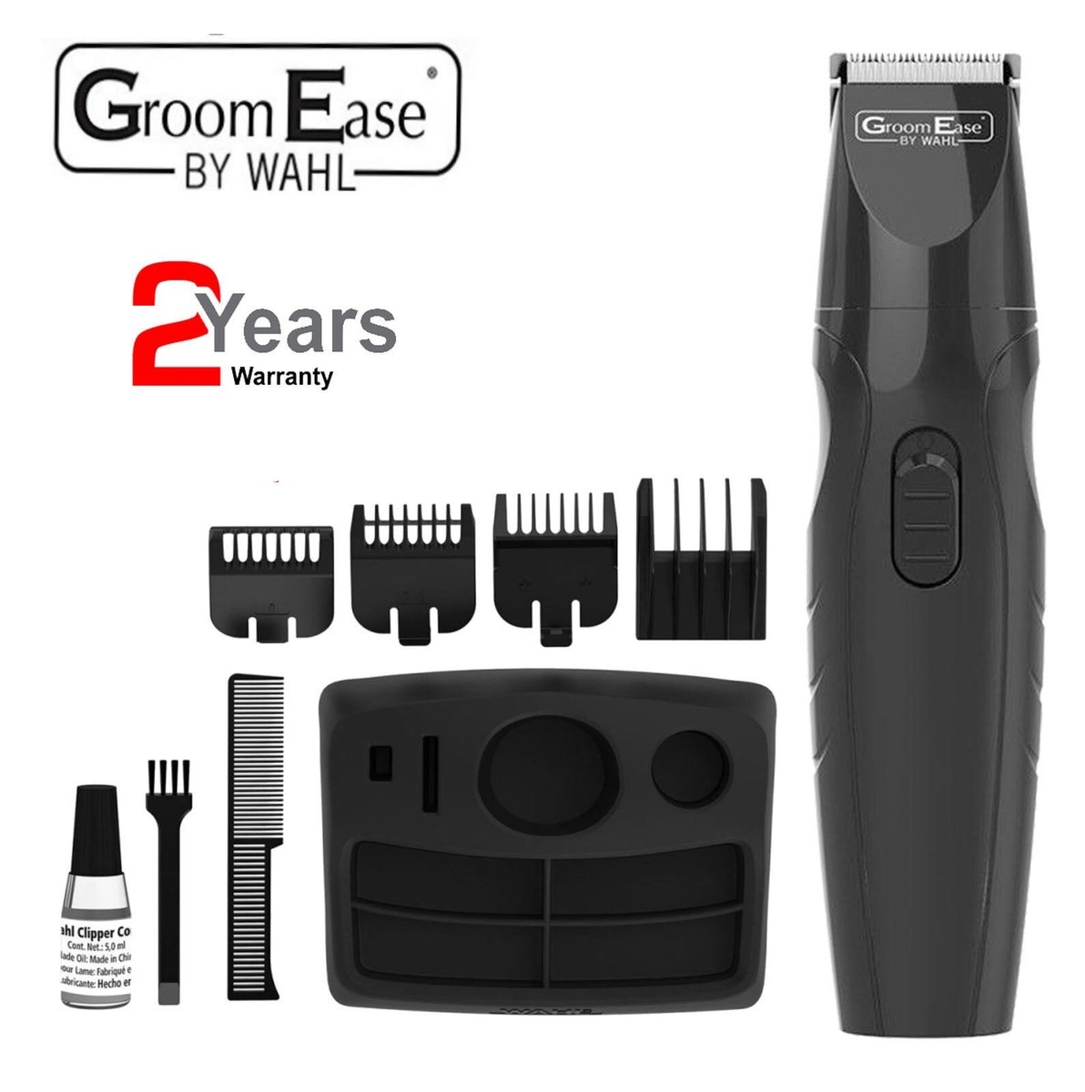WAHL CORDLESS RECHARGEABLE BODY HAIR BEARD NECK CLIPPER TRIMMER