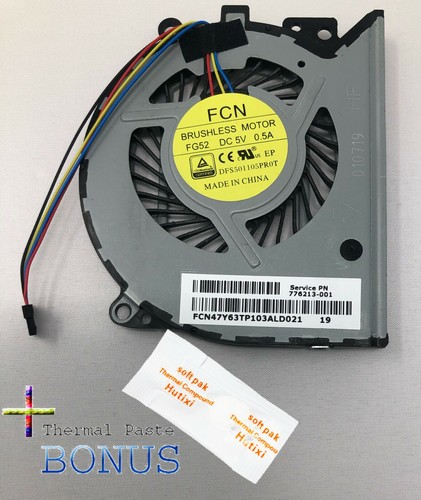 CPU Cooling Fan for HP ENVY X360 15-U SERIES 776213 779598 TPN-Q146 TPN-Q147  - Picture 1 of 5