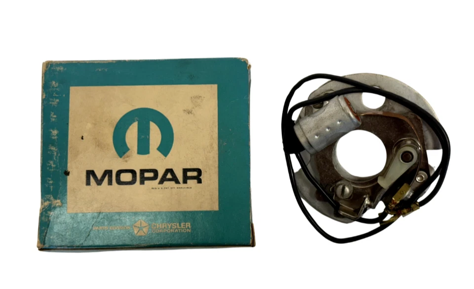 Chrysler 1958-1961 Placa de interruptor Autolite de un solo punto 8 cilindros 2275580 Nuevo de Lote Antiguo Foto 2 de 4