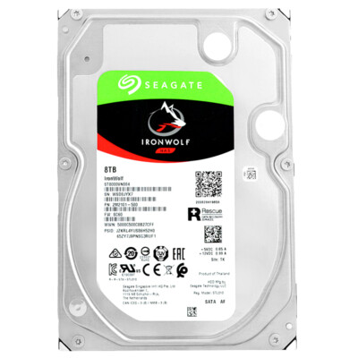 Festplatte Seagate Ironwolf 8Tb ST8000VN004 256Mb Cache 7200Rpm Sata III 3,5''
