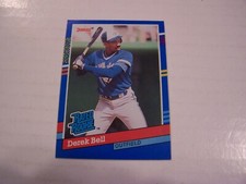 Derek Bell Donruss Card #32 Rated Rookie