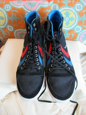 Hummel Men's Stadil High Black Blue Red Casual Trainers - 44 EU US 10.5  5700493088152 | eBay