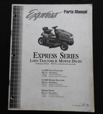 Original Simplicity " Express 14.5 15.5 HP Pelouse Tracteur " Pièces Catalogue