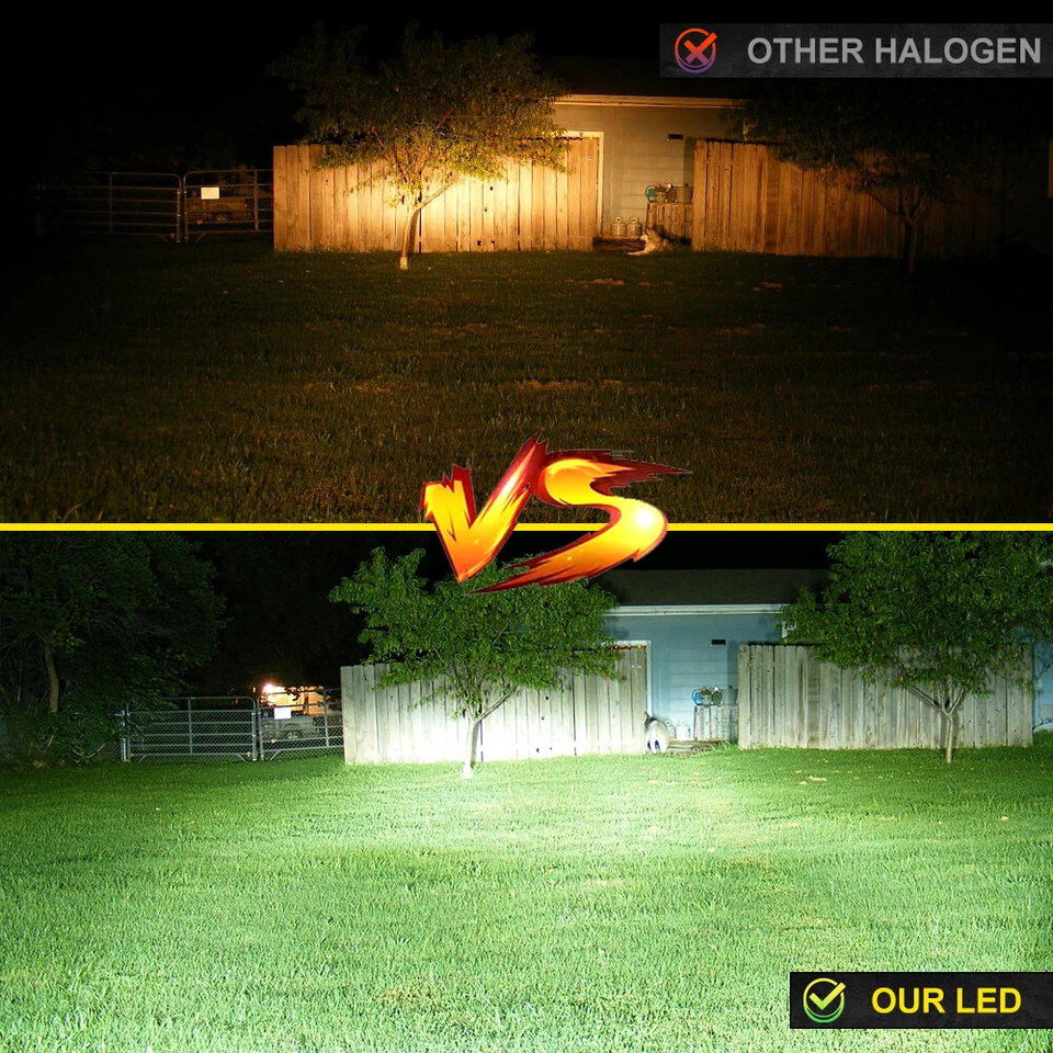 适用于别克 Regal Grand National 1982 - 87 4X6" LED 车头灯 高/低光 H4666 灯 — 第 2/4 张图片