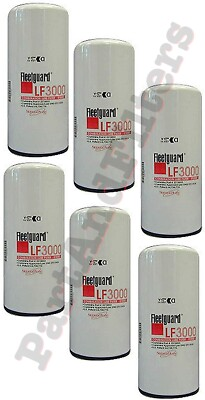 #ad 6 pcs Fleetguard Lube Filter LF3000 Cummins Pack of 6 $110.39