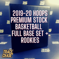 2019-20 Panini Hoops Premium Stock Basketball Full Base Set 300 cards + Binder
