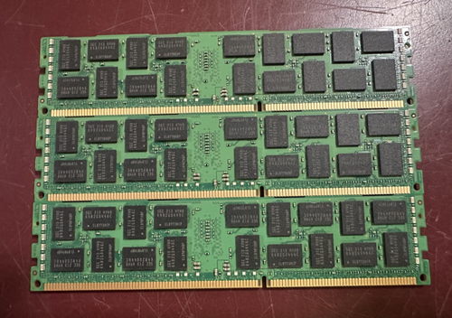 LOT OF 3 SAMSUNG 8GB 2Rx4 PC3L-10600R ECC RDIMM M393B1K70CH0-YH9 Server RAM - Picture 3 of 3