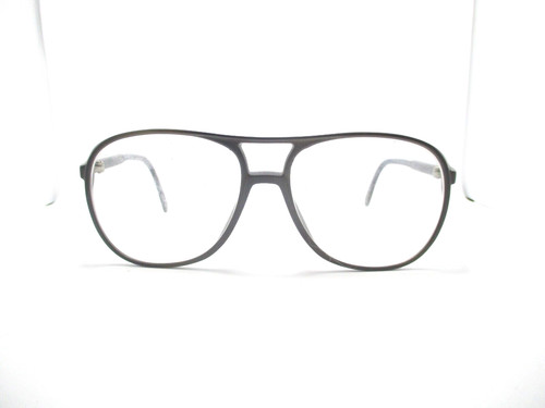 Vintage Opti Lunettes 3157 11 Eyeglasses Matte Gray Aviator Frame Germany 56mm