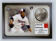 2022 Bowman Platinum #MM-18 MacKenzie Gore Minted in Merit Rookie RC Nationals