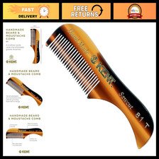 X-Small Beard Mustache Pocket Comb - Fine Toothed Facial Hair Grooming Tool, H