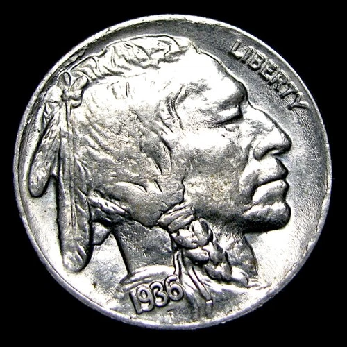 1936 Buffalo Nickel ----  Gem BU Stunning Coin ---- #708U
