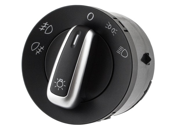 VW Golf V 03-09 Lichtschalter Chrom-image
