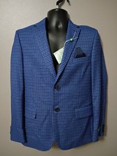 B by Brooks Brothers Bamboy Navy/Blue Suit Jacket Boys Sz 18R - NWT 150