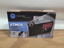 Motorola MWR800 ATMOS Weather Radio Hand Crank, Solar Power and USB