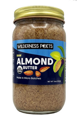 , Almond Butter - Organic Raw Nut Butter (1 Pound) - Vegan, Gluten Free, Non GMO