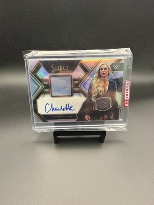 2023 Panini Select WWE Charlotte Flair #10/99 Event Used Mat Relic Auto