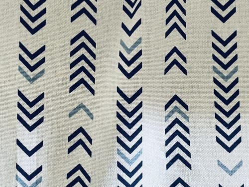 8 Yards PKL Studio Home Decor Navy Arrows Sail 100% Cotton Fabric Made in USA - Picture 3 of 7
