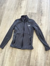 The North Face Womens S/P Grey Softshell Full Zip Jacket NWOT P 32 L 23