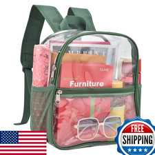 Busiuw Clear Backpack 12x12x6 Stadium Approved Mini Sports Concert Travel Bag