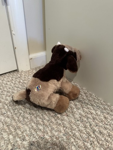 Webkinz Brown Chocolate Milk Cow Plush by GANZ No Code - Picture 2 of 2