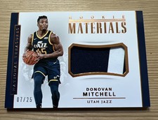 2017-18 National Treasures Colossal RC Materials Donovan Mitchell /25 🔥 🏀 RARE
