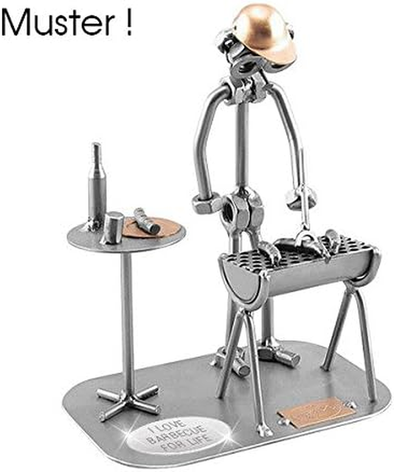 Omino Di Viti Steelman24 Veterinario - Statuina In Metallo, Con Piastra