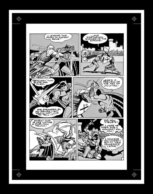 Paul Cooper Batman #36 Rare Production Art Pg 5 Monotone