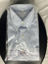 NWT Vintage Arrow Dover Oxford Dress Shirt Men s SZ 15.5 34/35 Blue Long Sleeve