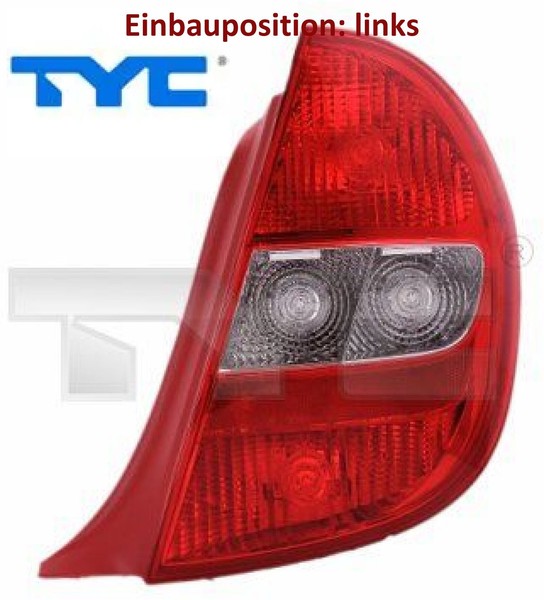 TYC 11-0018-01-2 Heckleuchte Links RüCklicht Hecklicht RüCkleuchte-image