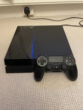 Sony PlayStation 4 (PS4) - 500GB - Jet Black Console - Very Good Condition
