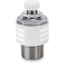 1PC SMC CORPORATION ASN2-N02 Flow Control Metering Valve, Silencer, 1/4 NPT, Br