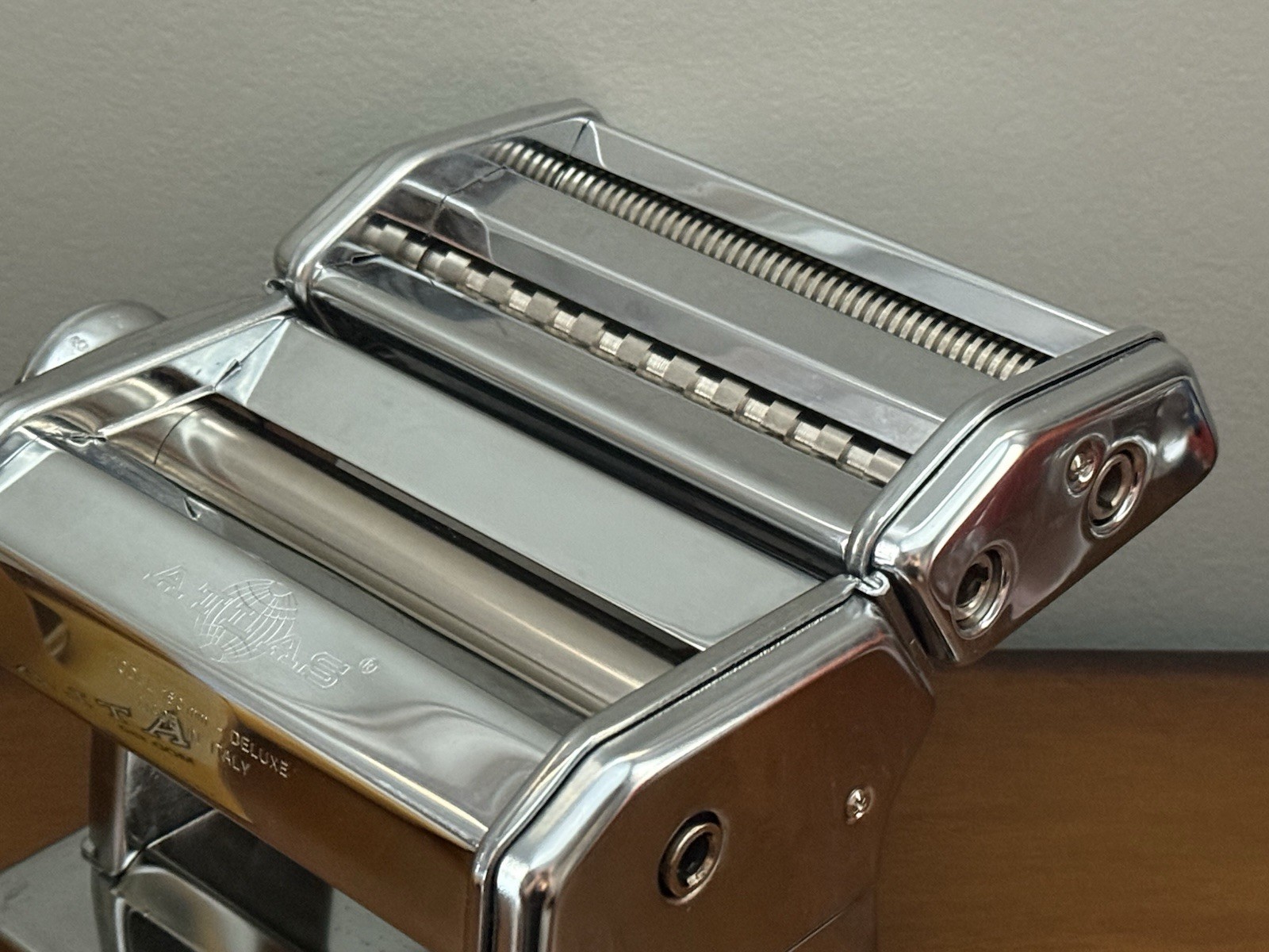 Vintage Marcato Atlas 150 Pasta Noodle Spaghetti Maker Machine Silver Italy