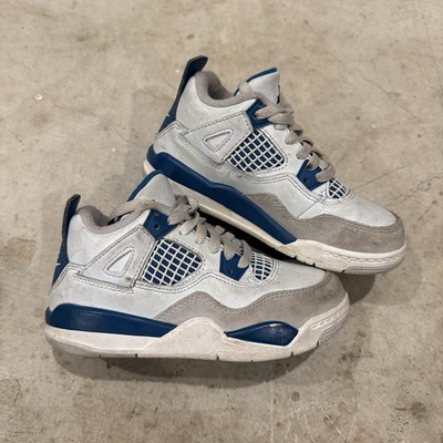 #ad Nike Air Jordan 4 Retro Shoes Youth Size 11C Basketball BQ7669 141 OG $17.49