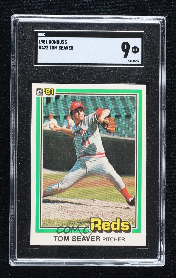 1981 Donruss Tom Seaver #422 SGC 9 MINT HOF 1jp8