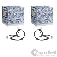 2X Vemo ABS-SENSOR Raddrehzal Vorne Passend FüR Nissan Primastar Opel Vivaro
