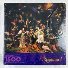 Springbok Hallmark Puzzle A Renaissance Christmas Angels New Sealed 1500 Pieces