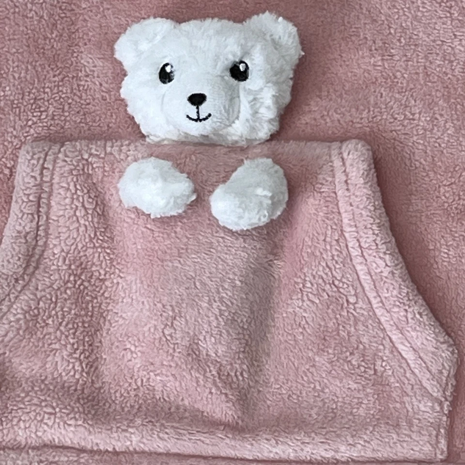 Sudadera con Capucha H&M Niña Rosa Forrada en Vellón con Bolsillo Frontal Informal Oso Talla 6X/7 Foto 4 de 4