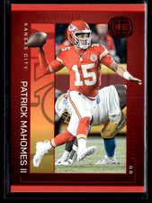 2025 Panini Icon Collection Mahomes Red #9 Patrick Mahomes II