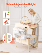 Baby Changing Table, Light Beige