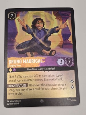 Bruno Madrigal - Singing Seer 20/204 Reign of Jafar Cold Foil