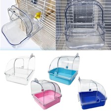 Bird Bathtub for Parakeets Bird Cage Bathing House Birdcages Mounted Bathroom