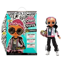 L.o.l. Surprise! Omg Guys Fashion Doll Cool Lev With 20 Surprises, Pos