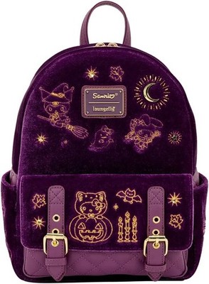 Loungefly Sanrio Hello Kitty & Friends EXCLUSIVE Halloween Velvet Mini Backpack